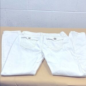 Women's White stretchy Jeans​​​​​
